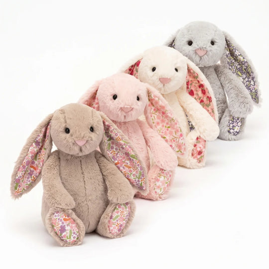 FloraBunny – Grote Konijn Knuffel met Bloemenoren (30 cm)