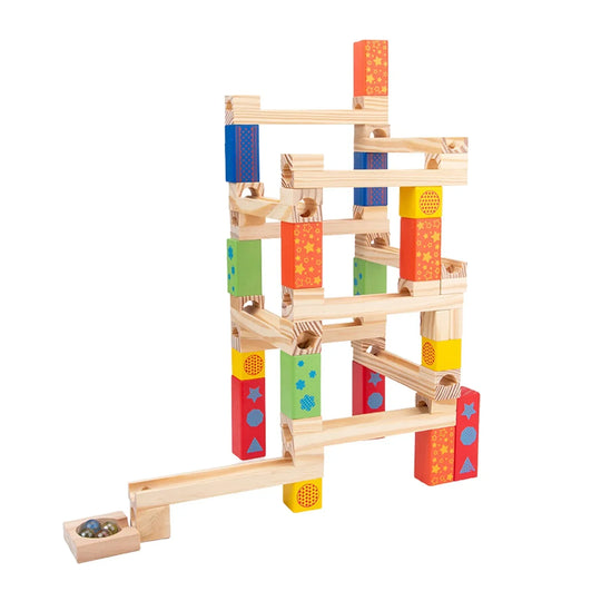MarbleMagic™ – Houten Knikkerbaan voor Kinderen