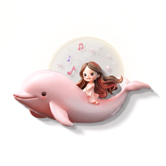 DolphinDream – Dolfijn Wandlamp voor Kinderkamer