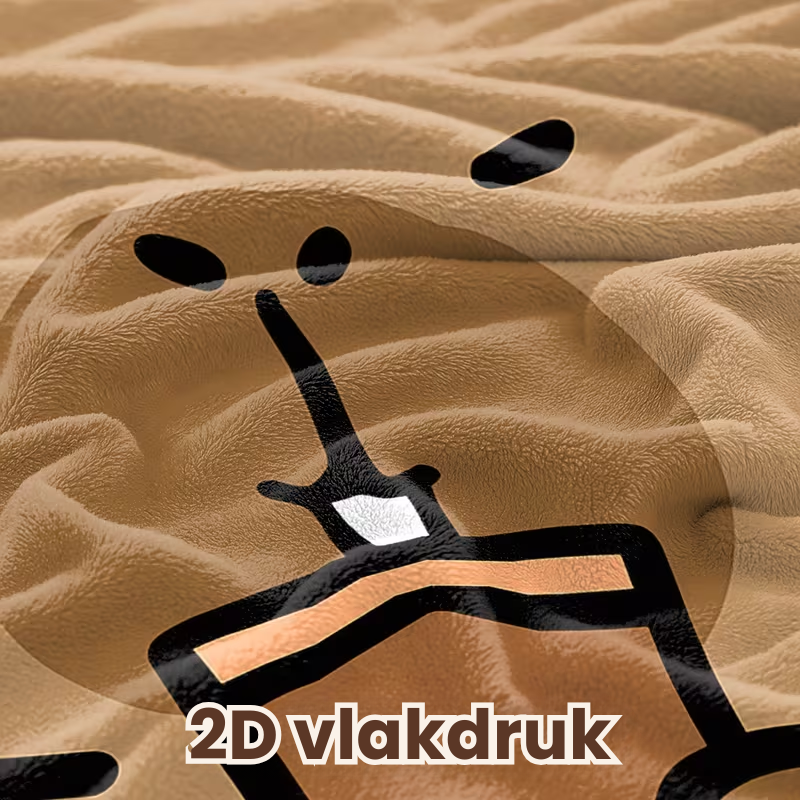 CapaCozy™ – Capybara Boba Thee Flanellen Deken voor Bed & Bank