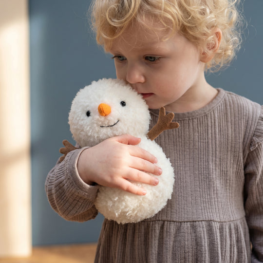 WinterCuddle – Sneeuwpop & Sneeuwvlok Knuffel