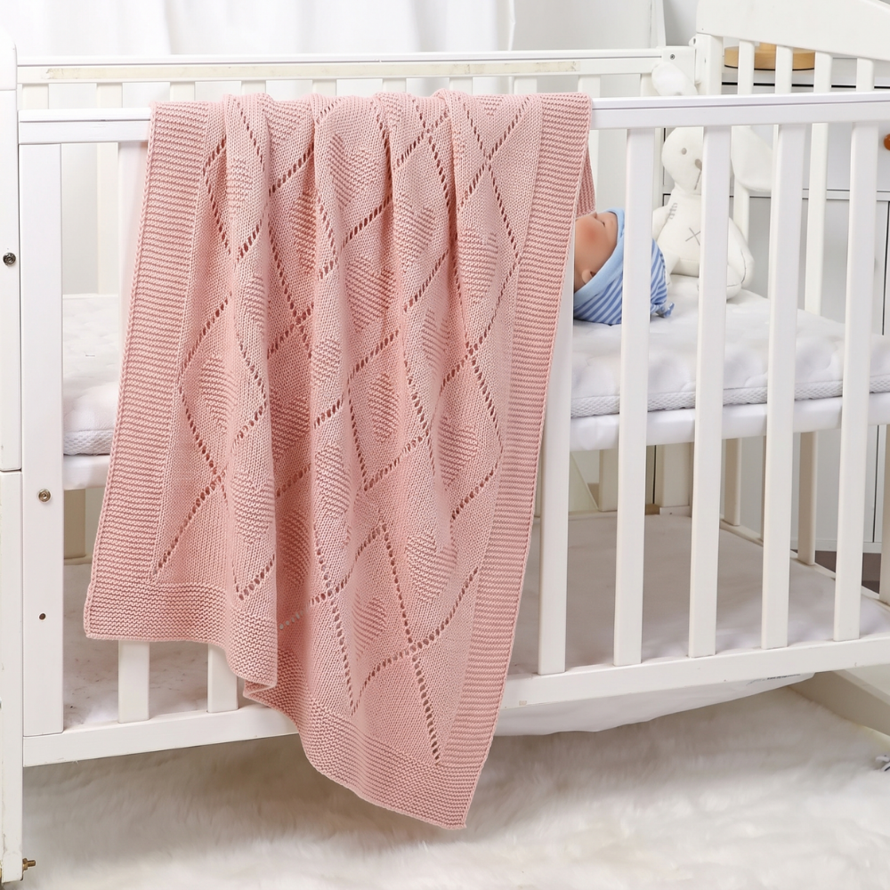 CozyCotton – Soft Cotton Knitted Baby Blanket, Cosy Comfort for Babies