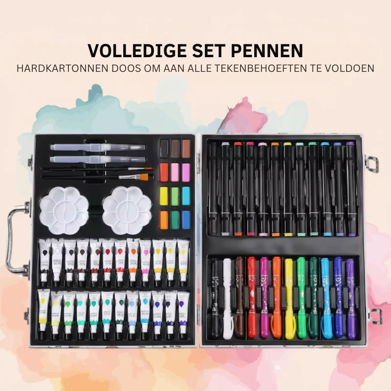 ArtJoy™ – Complete Tekenen & Schilderen Set voor Creatieve Kinderen