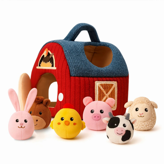 BarnPlay – Zachte Boerderij Speelset met Knuffeldieren