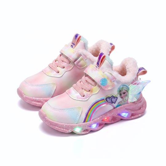 FroziStep – Frozen Meisjes Sneakers met LED-licht