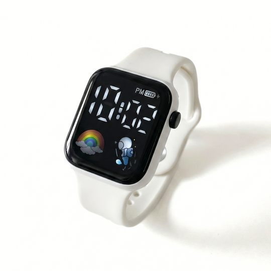 AstroGlow – Astronaut LED Horloge met Siliconen Band