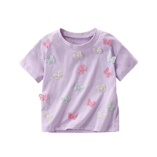 Nora – Gehaakte Vlinder T-shirt