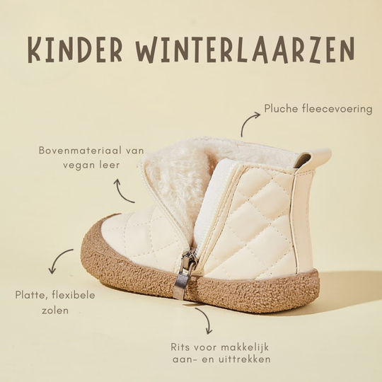 EcoStep™ – Duurzame Warme Kinder Winterlaarzen