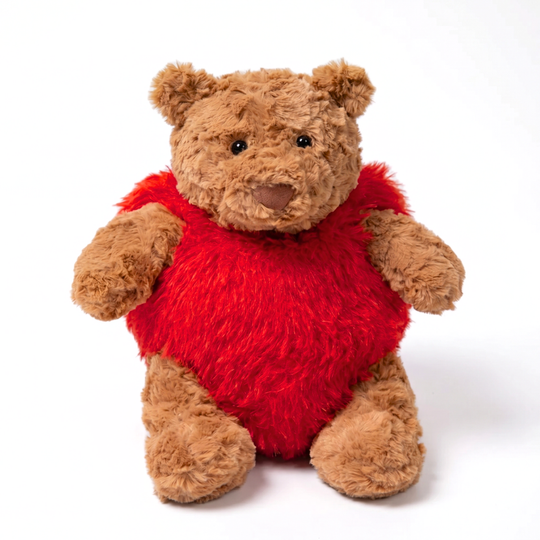 DressyCuddle – Teddybeer Knuffel met Outfit van Zacht Pluche