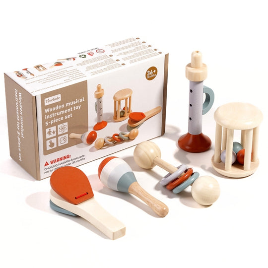RollDrum – Houten Montessori Rammelset