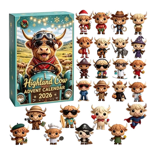 HooglanderCountdown – Schotse Hooglander Adventskalender met Verrassingen
