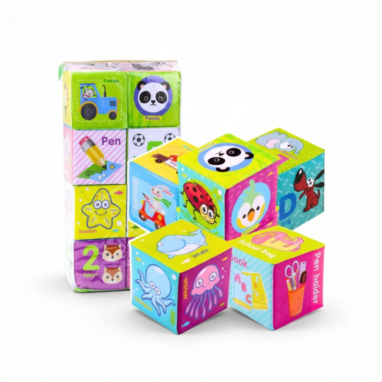 StackiSoft™ – Zachte Sensorische Stapelblokken