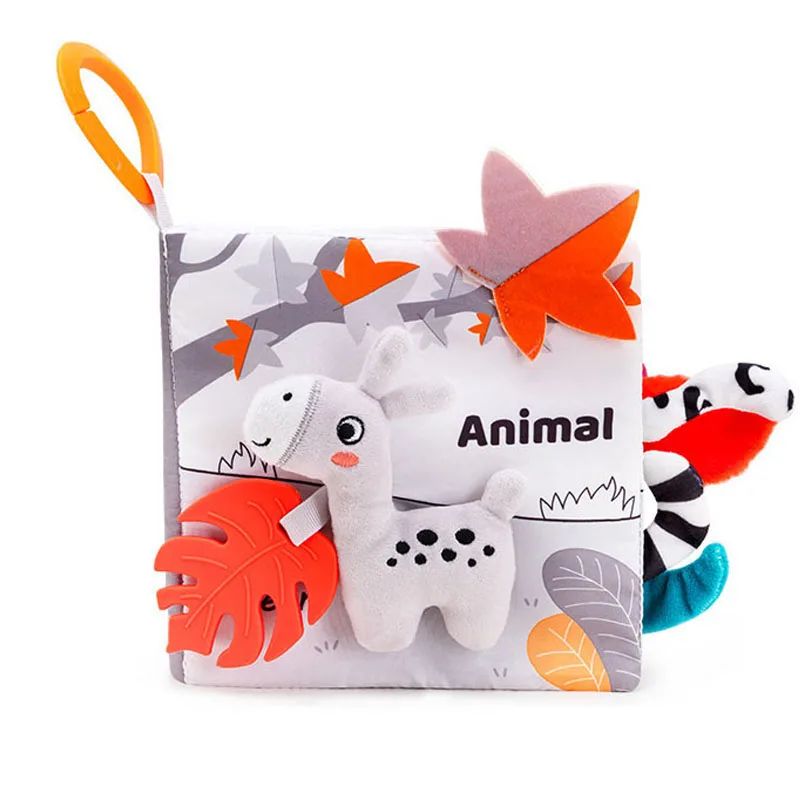 SoftSensory™ – Zacht Baby Sensorisch Boek – Voel & Ontdek