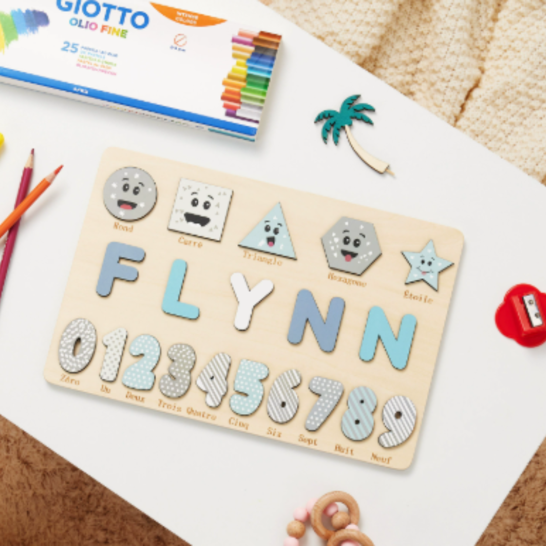 NamePuzzle – Gepersonaliseerde Houten Naampuzzel