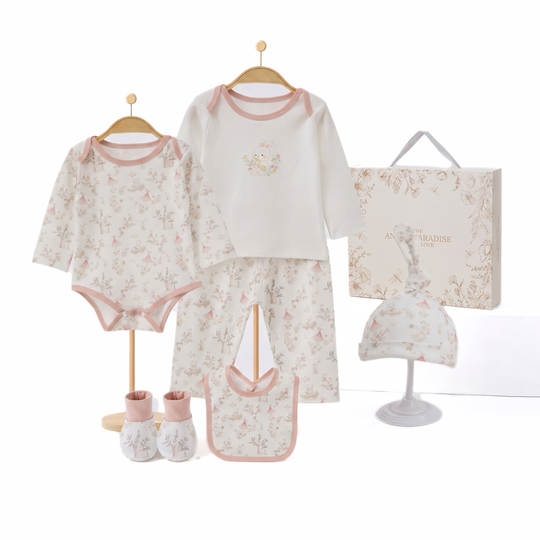 BunnyBloom – Baby Cadeauset van Katoen