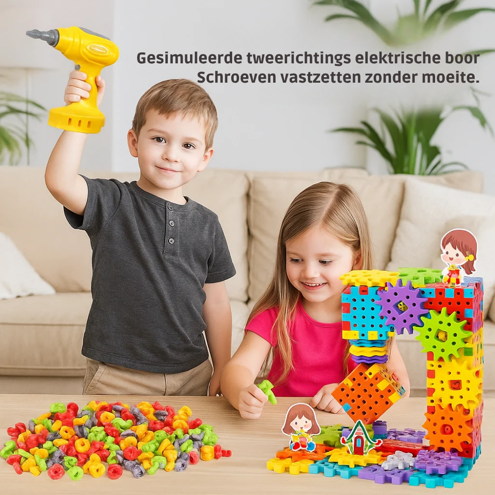 GearGenius – Montessori 3D Tandwiel Puzzelset