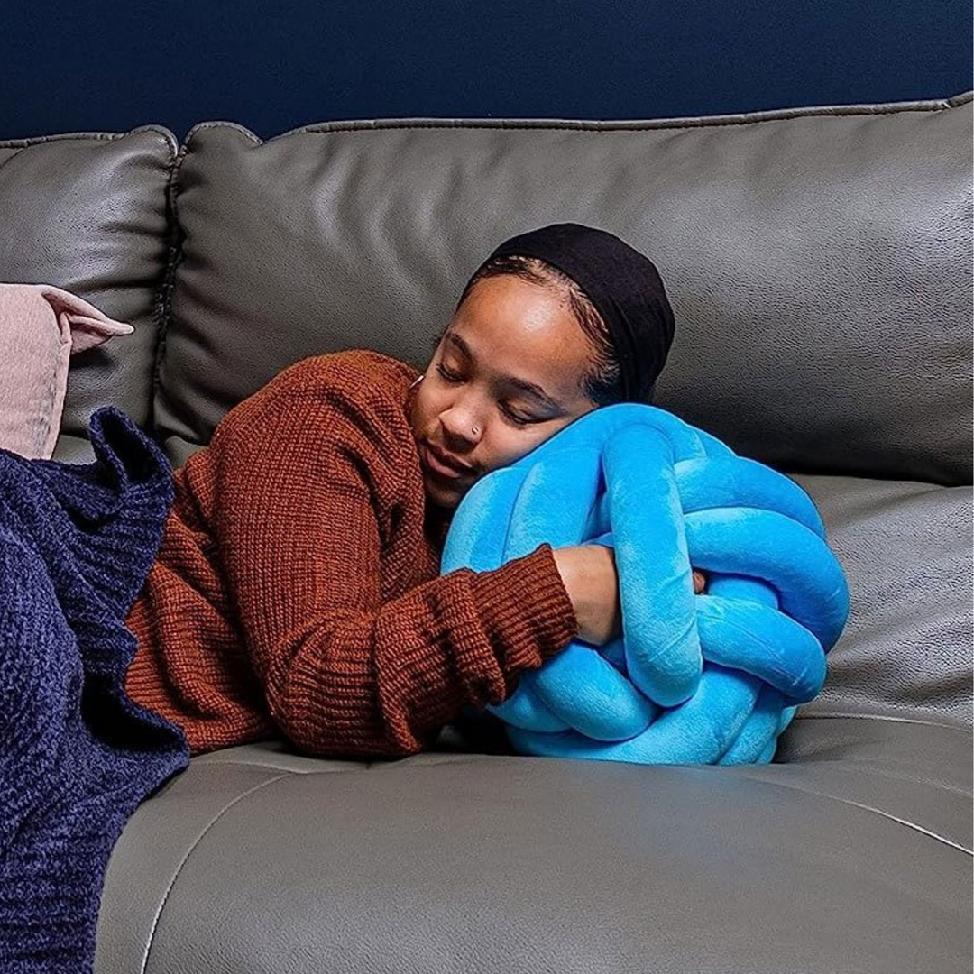 SereniBuddy™ – Gewogen Sensorisch Knuffelkussen voor Rust & Ontspanning