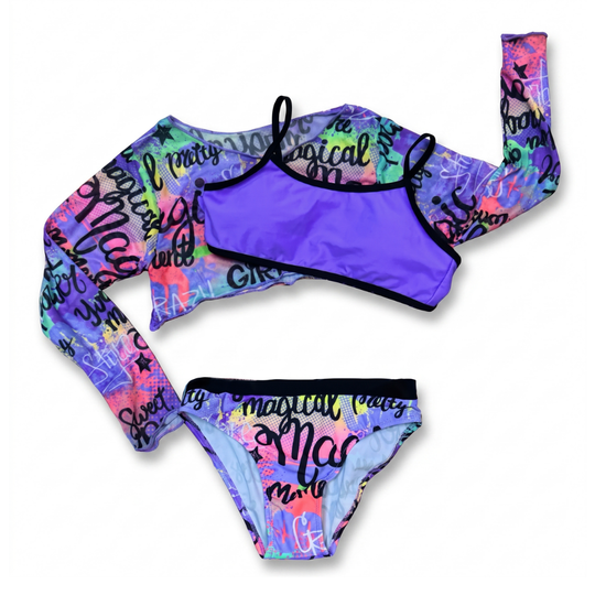 NeonSplash – 3-delige Zwemset voor Meisjes