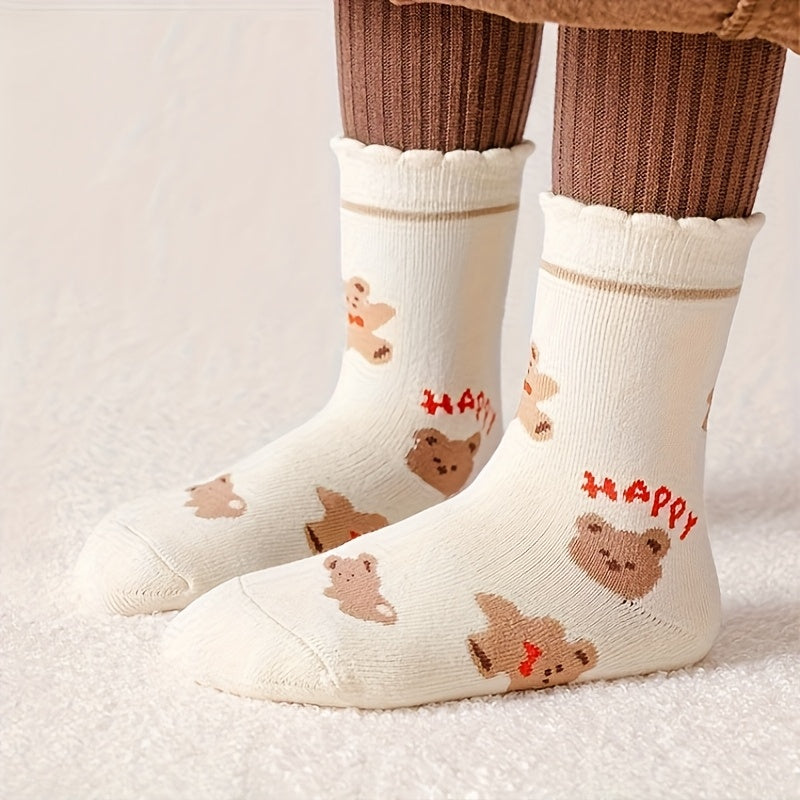 BearToes™ – 10-Pack Kindersokken Set – Warme Dikke Sokken