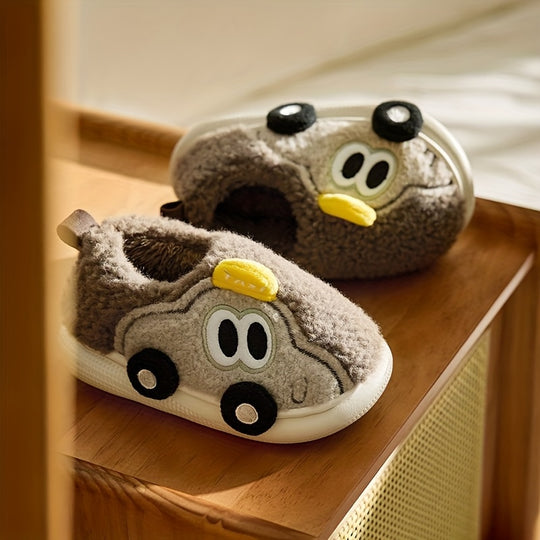 TurboToes™ – Warme Auto-Vormige Slippers voor Jongens & Meisjes