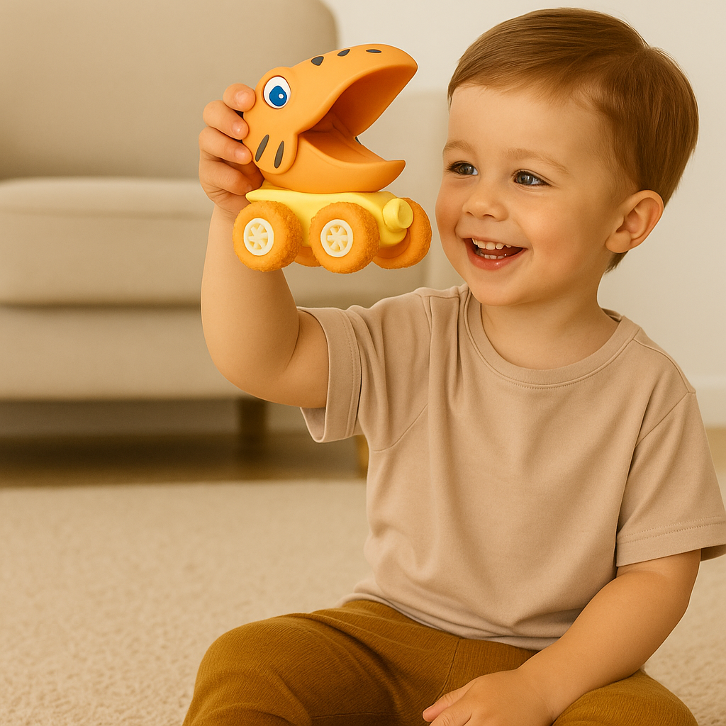 DinoDash™ – Druk-en-Rij Dinosaurus Auto’s