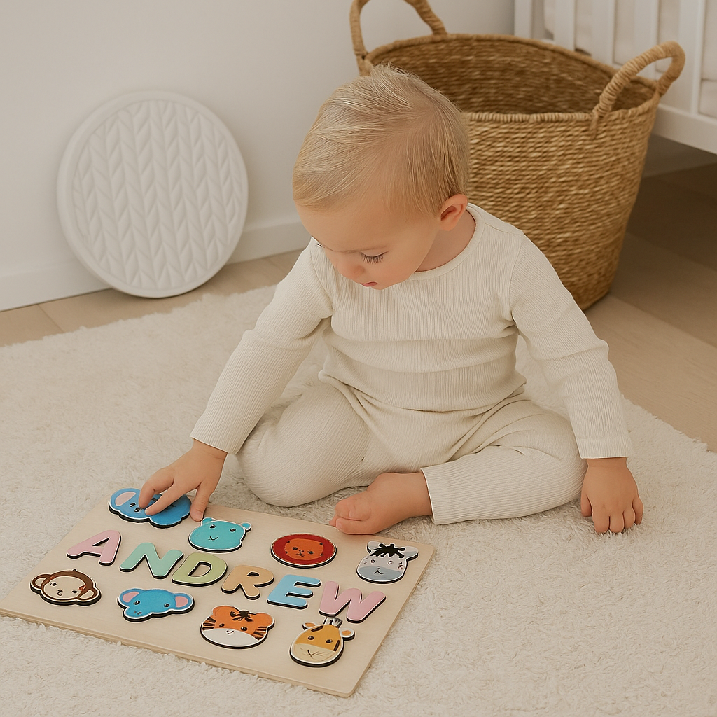 NamePuzzle – Gepersonaliseerde Houten Naampuzzel