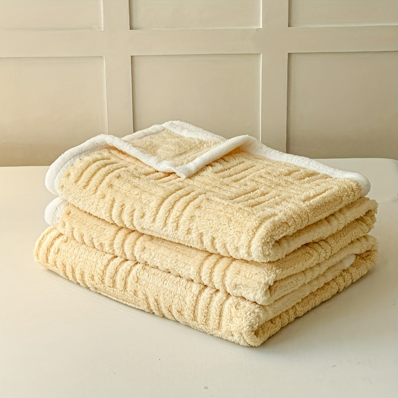 GeoSherpa™ – Omkeerbare Sherpa Deken – Verdikte Taffeta Plaid