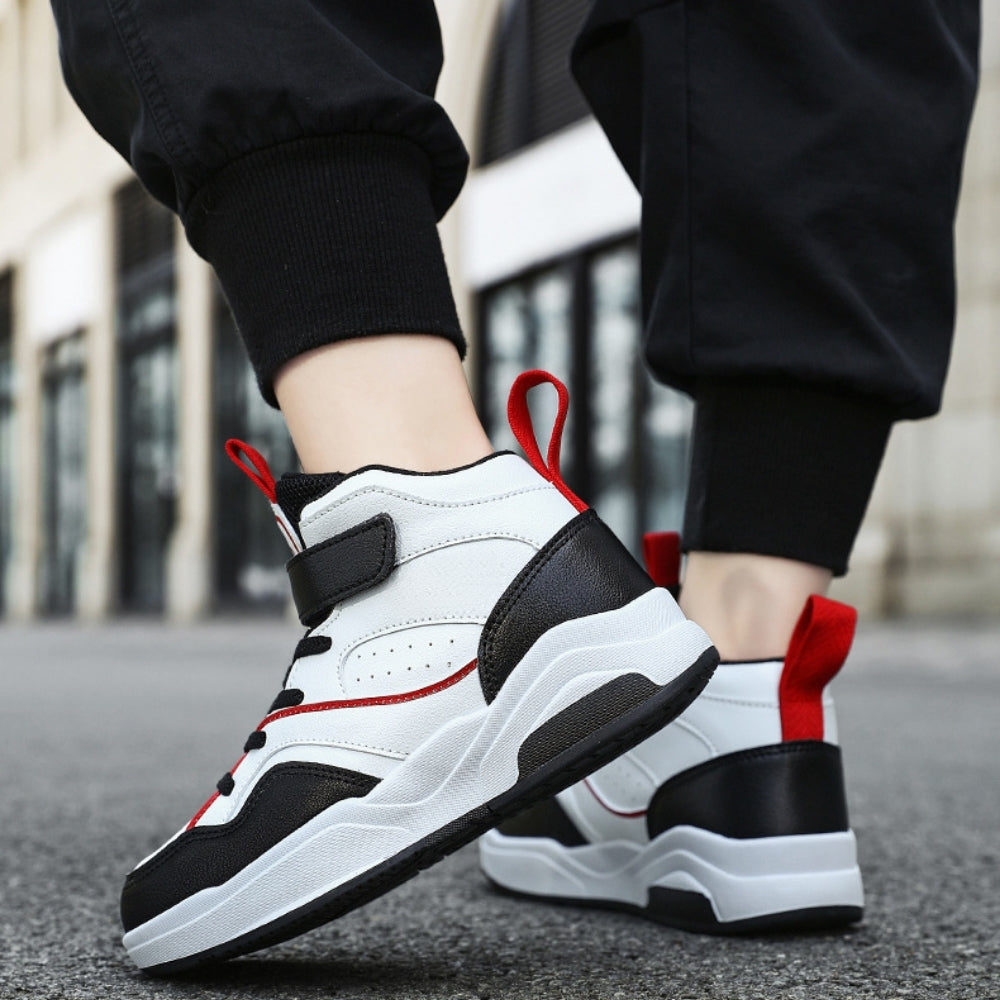 <font dir="auto" style="vertical-align: inherit;"><font dir="auto" style="vertical-align: inherit;">Chaussures de basket en cuir pour garçons, chaussures de sport pour enfants, baskets, chaussures pour enfants</font></font>