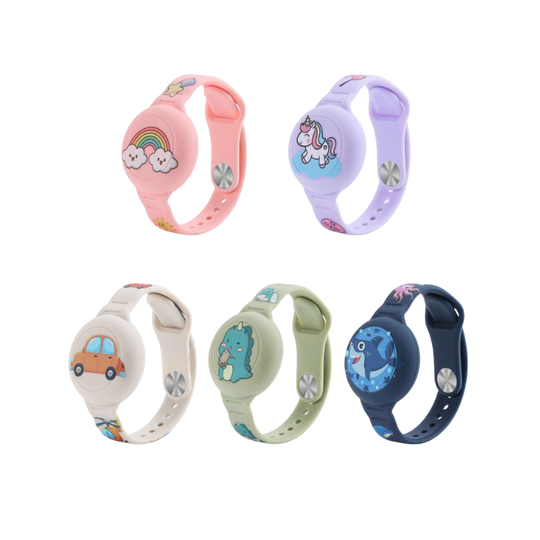 DinoSafe™- Airtag Armband – Veiligheidsarmband voor Kinderen met GPS
