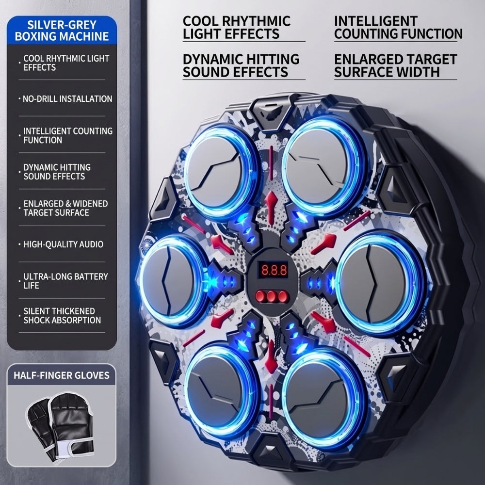 BoxingBeat – Interactieve Boksmachine met Licht en Ritme