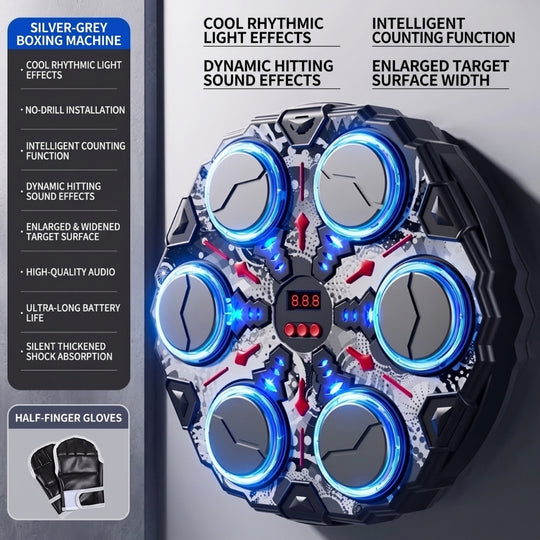 BoxingBeat – Interactieve Boksmachine met Licht en Ritme