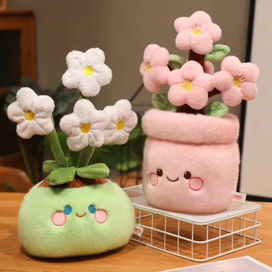 GardenBuddies – Pluche Bloemen en Paddenstoelen Decoratie