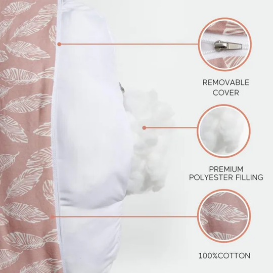 CuddleNest – Verstelbaar Voedingskussen met Comfortabele Ondersteuning