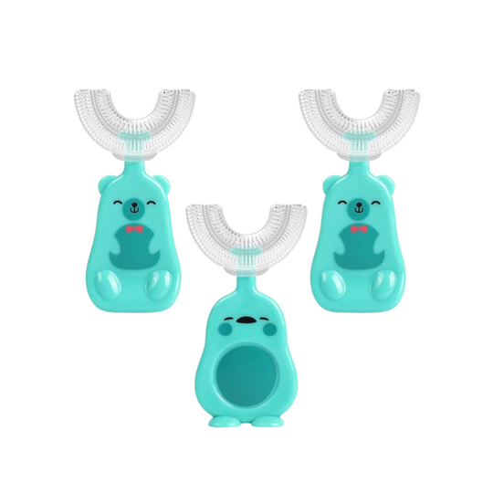 MiloBrush™ U-vormige Kinder Tandenborstel (3Pack) – Diervorm (2-12 jaar)