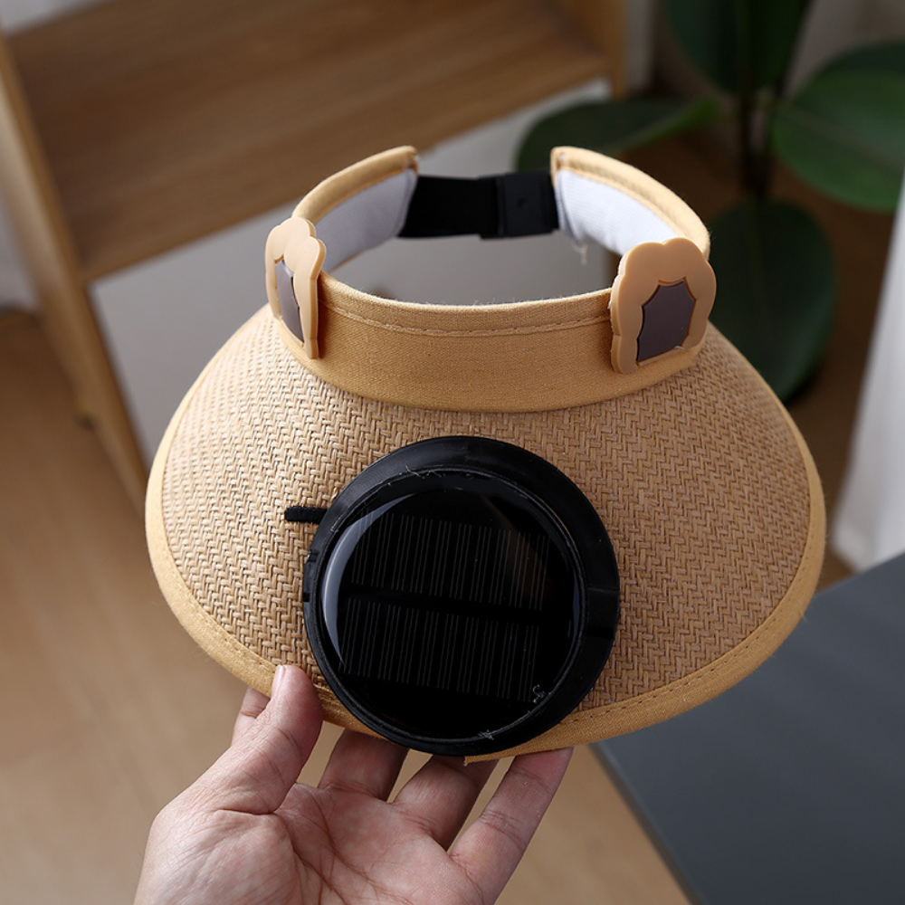 SunnyBreeze – Kinder Zonneklep met Ventilator