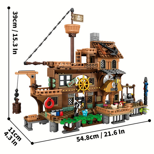 PirateForge™ – Piratenschip Bouwblokken – Avontuurlijke Constructieset