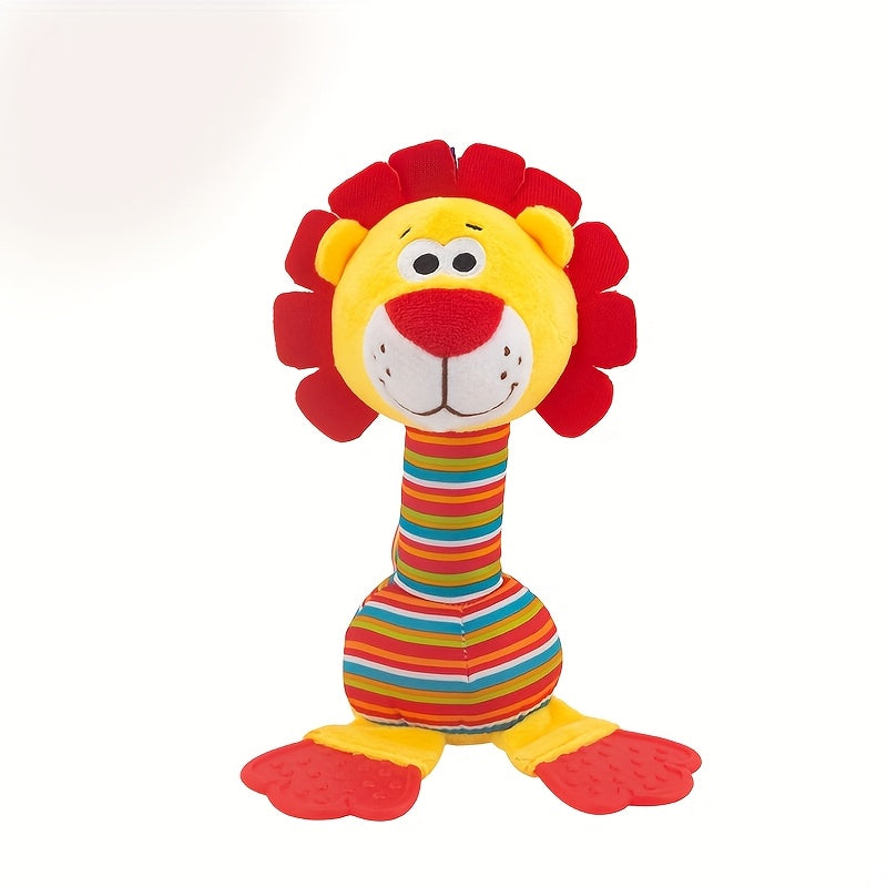 RattlePals™ – Baby Pluche Rammelaar – Zachte Handbellen Speelgoed