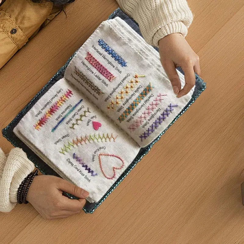 Creatief Borduurwerk Boek Arts, Crafts & Sewing Yistoi Steekboek, Doe-het-zelf Stitch Book, Los Blad-borduurboek Borduursteek Oefenboek Leer Borduursteken Beginners Creatief Borduurwerk Boek Arts, Crafts & Sewing Yistoi Steekboek, Doe-het-zelf Stitch Book, Los Blad-borduurboek Borduursteek Oefenboek Leer Borduursteken Beginners