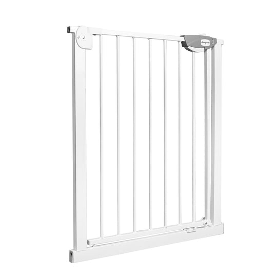 SafeStep™ – Automatisch Sluitend Traphekje – Uitschuifbaar & Boorvrij Veiligheidshek voor Kinderen