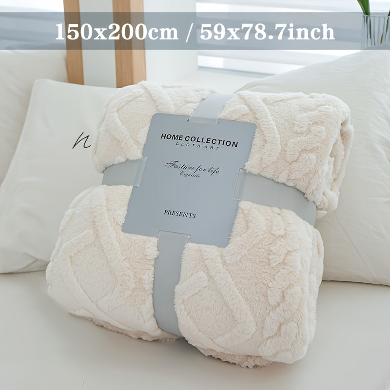 KnitCloud™ – 3D Kabelbrei Fleece Deken – Ultrazachte Microfiber Plaid
