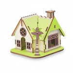 GreenCabin – 3D Houten Bouwpuzzel Blokhut