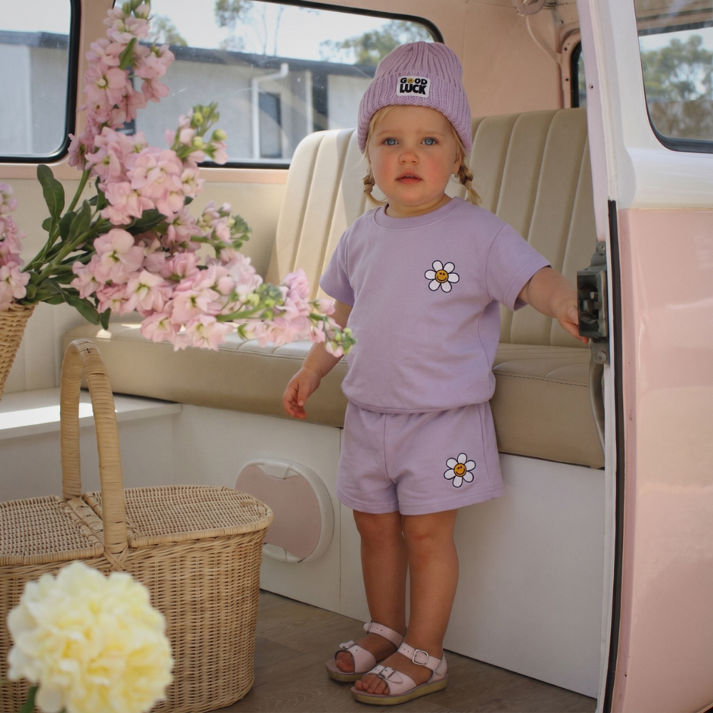 SunnyPetal – Luchtige Set met Vrolijke Print