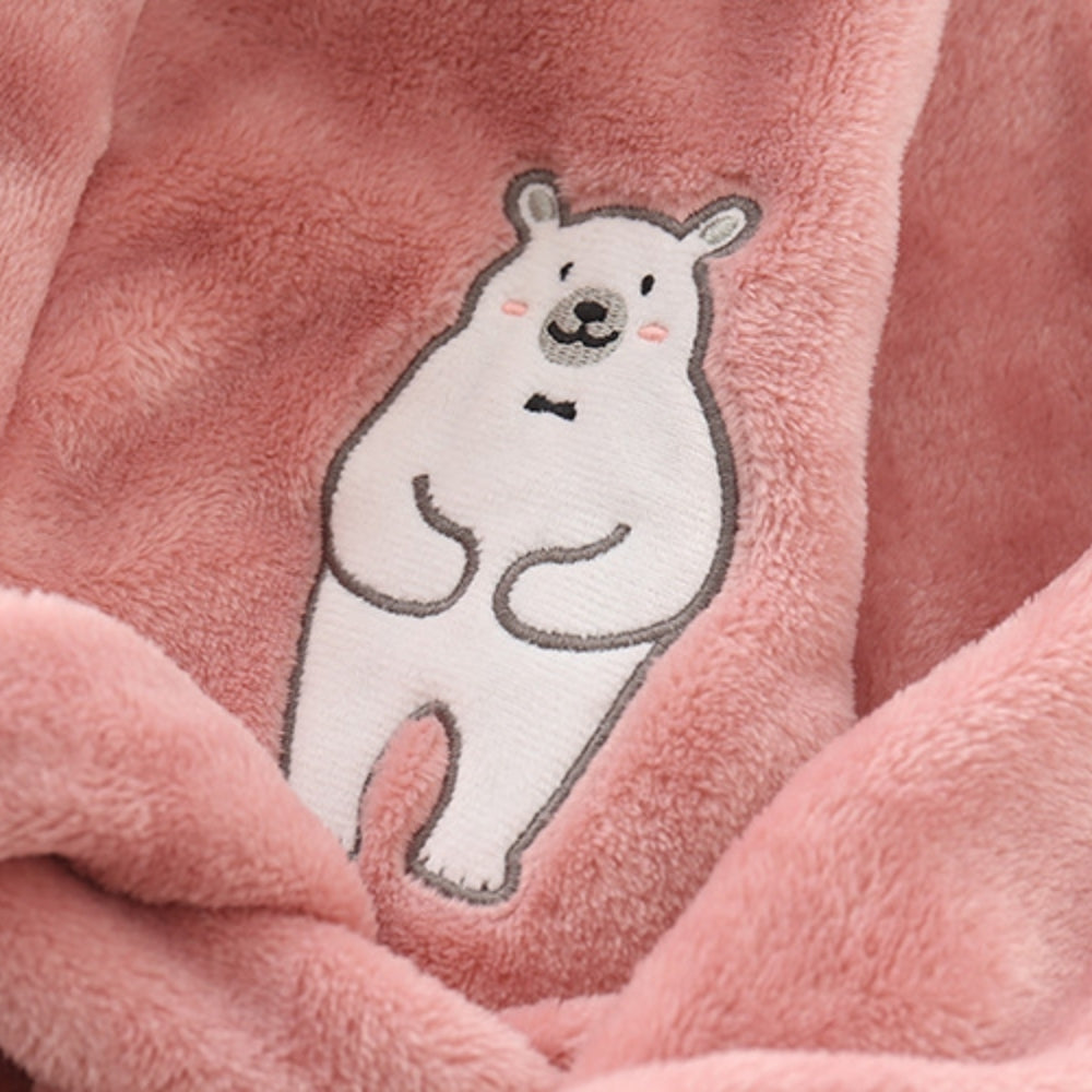 CozyNest – Warme Kinderbadjas met Capuchon