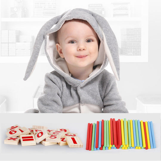 MathSticks™ – Montessori Houten Rekenstokjes voor Kinderen