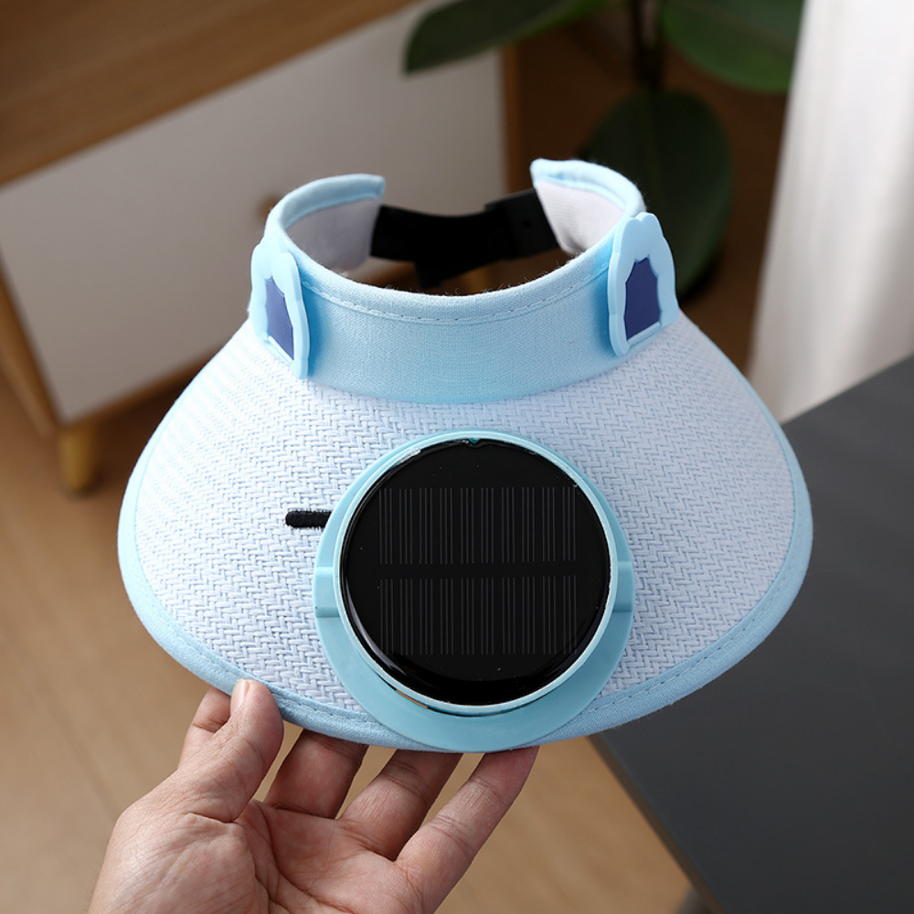 SunnyBreeze – Kinder Zonneklep met Ventilator