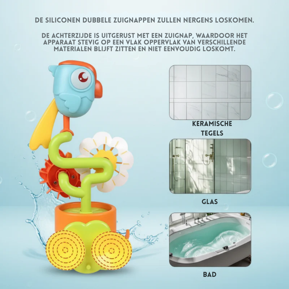 SpetterPret – Watersproeier Badspeelgoed met Draaiende Propellers