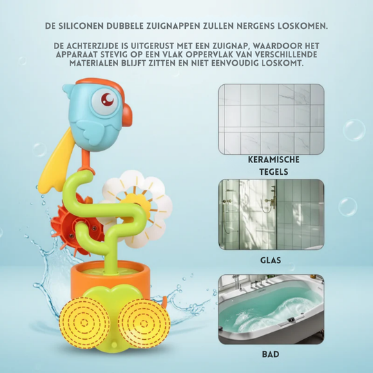 SpetterPret – Watersproeier Badspeelgoed met Draaiende Propellers