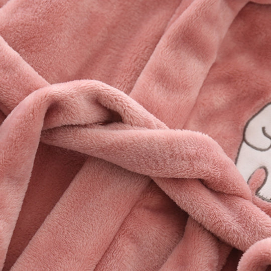 CozyNest – Warme Kinderbadjas met Capuchon