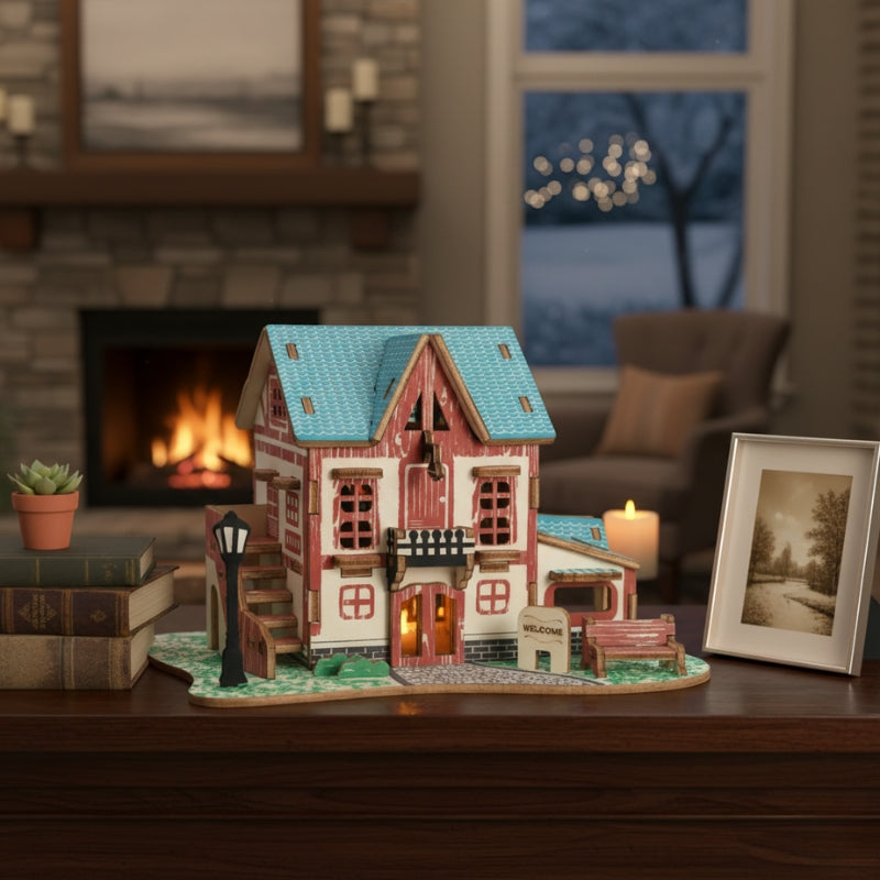 StarrySkyHotel – 3D Houten Bouwpuzzel Hotel