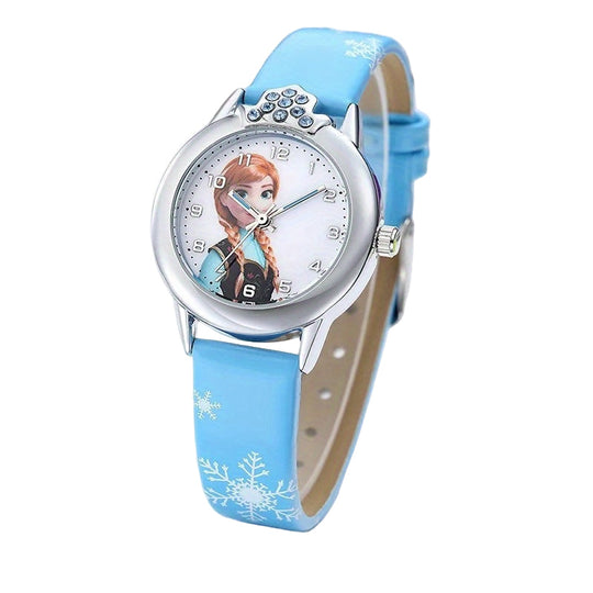 FrostTime™ – Disney Frozen Quartz Horloge – PU Lederen Cartoon Horloge Cadeau